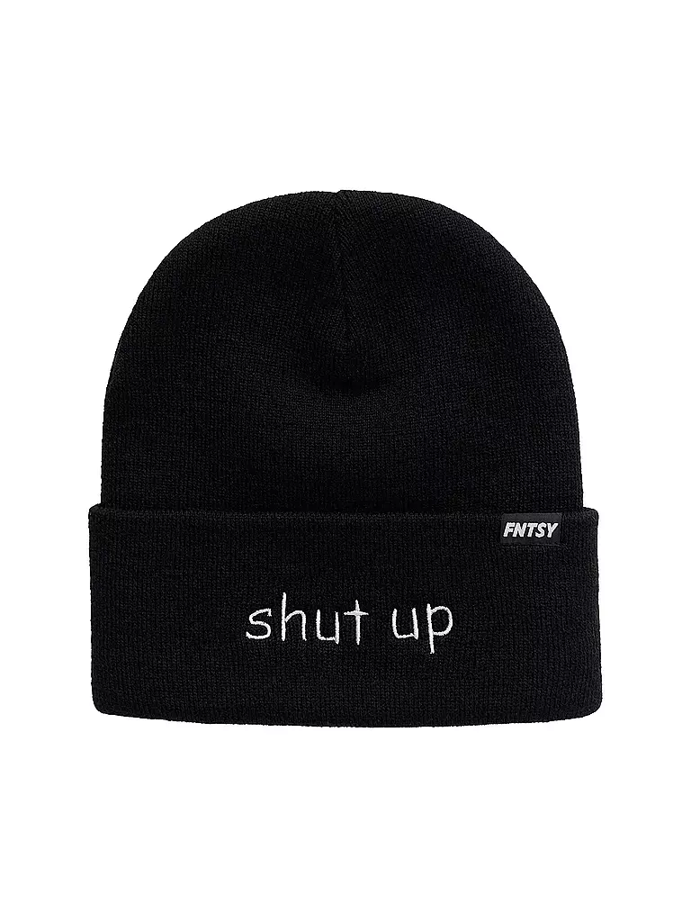 FNTSY | Mütze - Haube SHUT UP | Noir