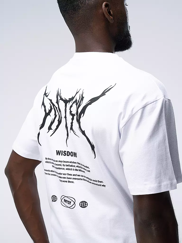 FNTSY | T-Shirt WISDOM | Blanc
