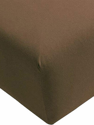 FORMESSE | Drap-housse en jersey "Bella Donna" 140/200 cm - 160/220 cm (Truffe)