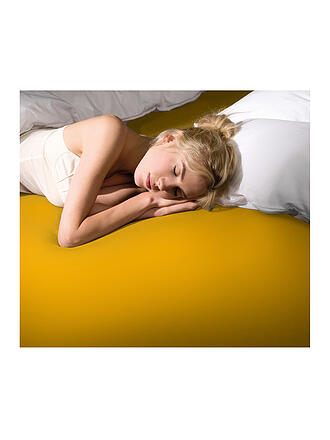 FORMESSE | Drap-housse en jersey BELLA DONNA 140/200 cm - 160/220 cm Curry