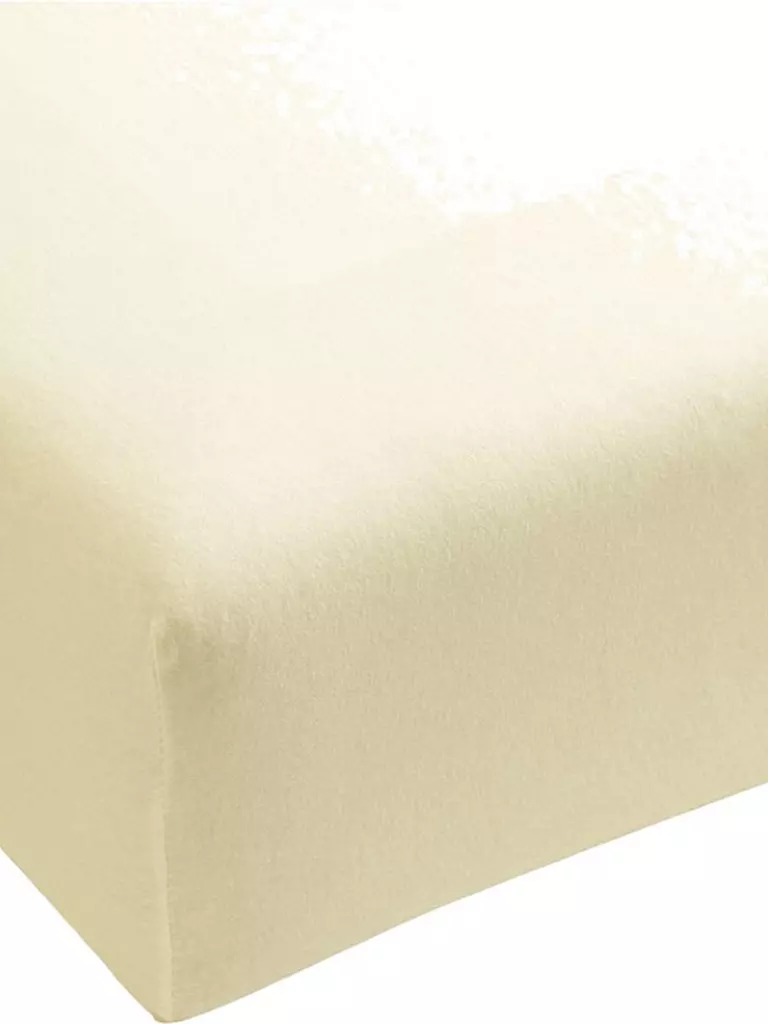 FORMESSE | Drap-housse en jersey "Bella Donna" 140/200 cm – 160/220 cm (écru) | Beige