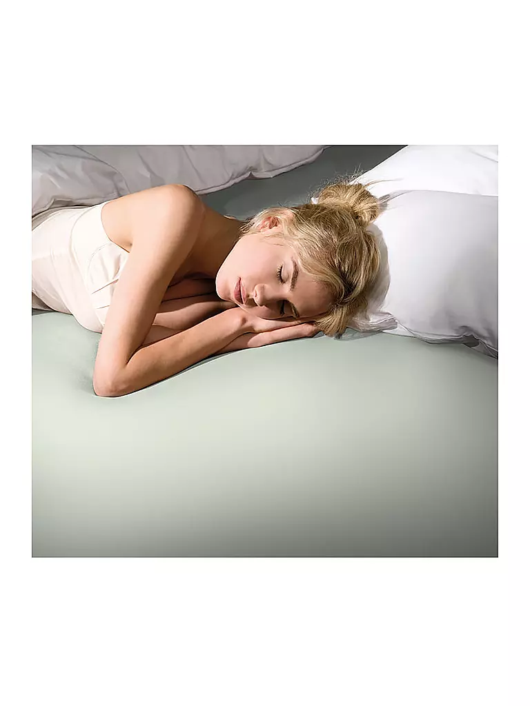 FORMESSE | Drap-housse en jersey BELLA DONNA 120/200 cm - 130/220 cm Vert pastel | Vert clair