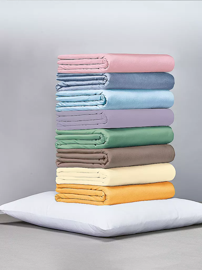 FORMESSE | Jersey-Spannleintuch "Bella Donna" 120/200 cm - 130/220 cm Trüffel | Marron