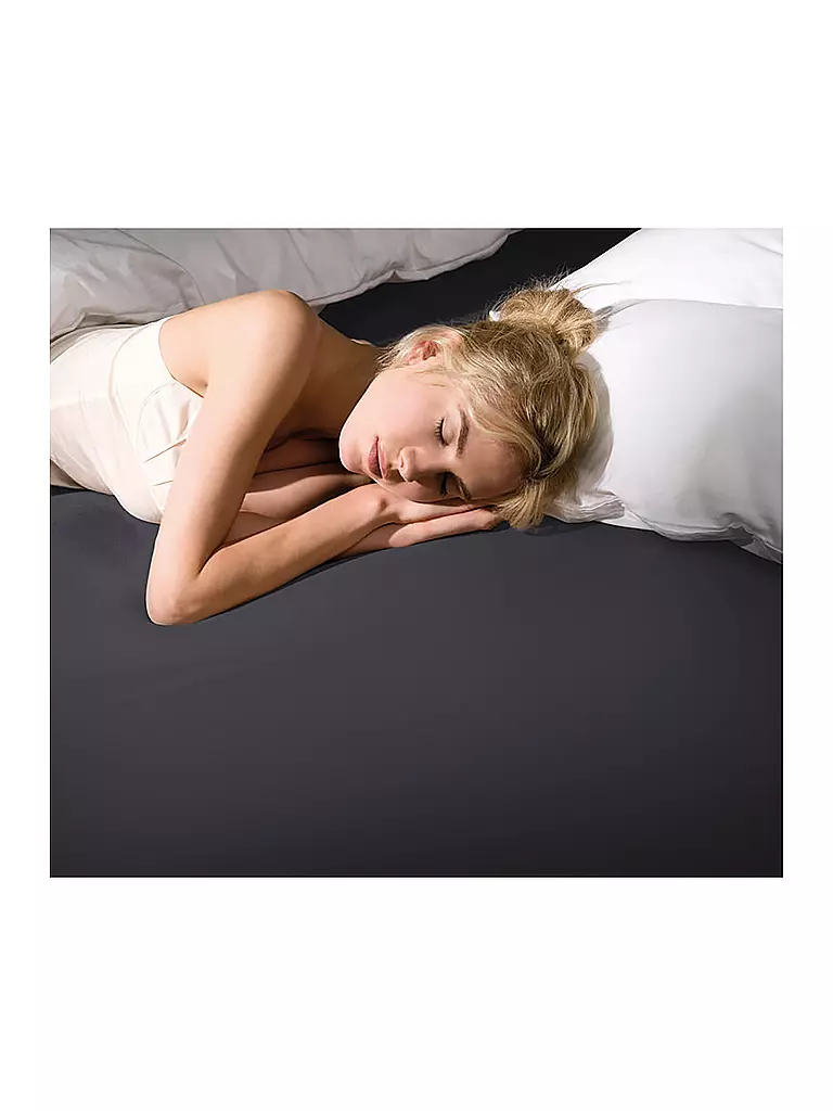 FORMESSE | Jersey-Spannleintuch BELLA DONNA 120/200 cm - 130/220 cm Anthrazit | Gris