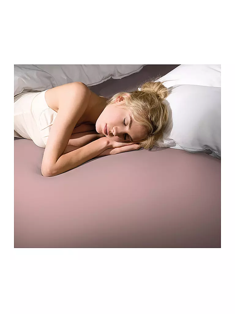 FORMESSE | Jersey-Spannleintuch BELLA DONNA 120/200 cm - 130/220 cm Atrose | rosa