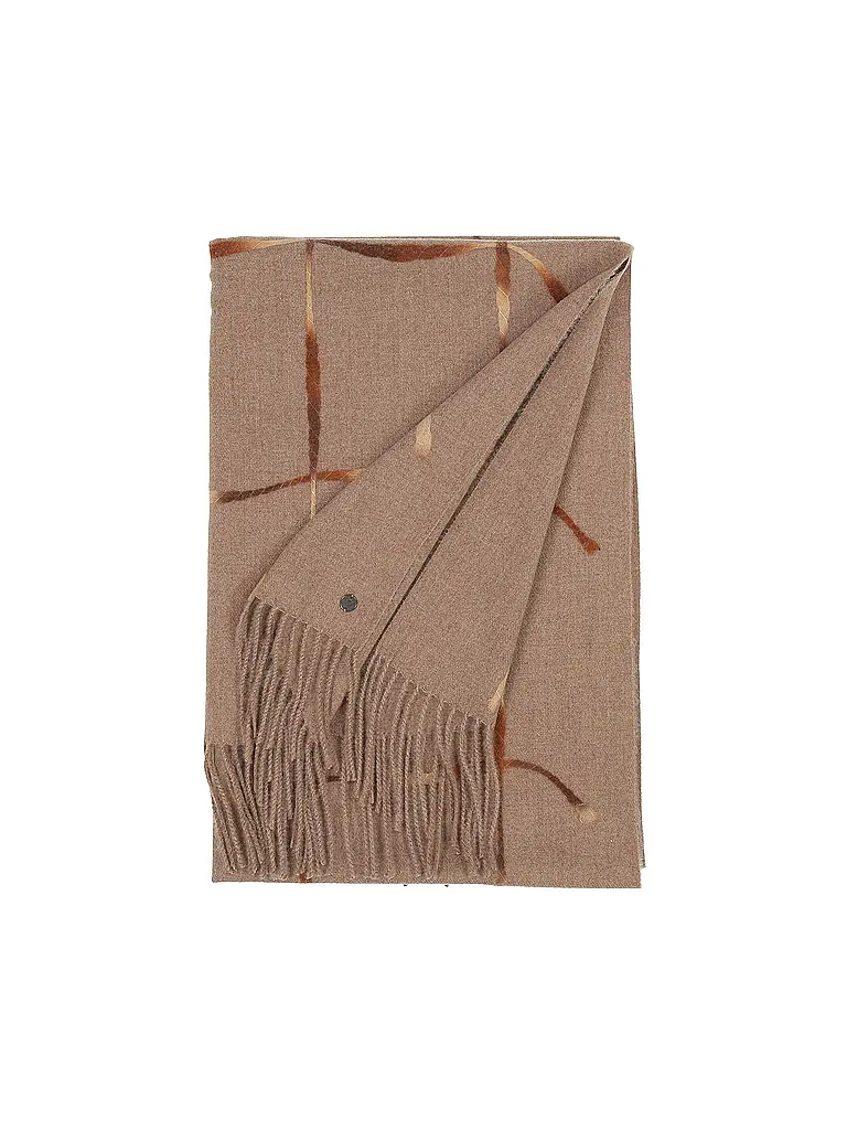 FRAAS | Nom du produit: Écharpe
Marque: FRAAS
Couleur: camel
Catégories: Mode,Femme

Matériau: Polyester / Polyamide,Viscose
Motif: Carreaux
Style: Casual
Détails: Franges | Camel