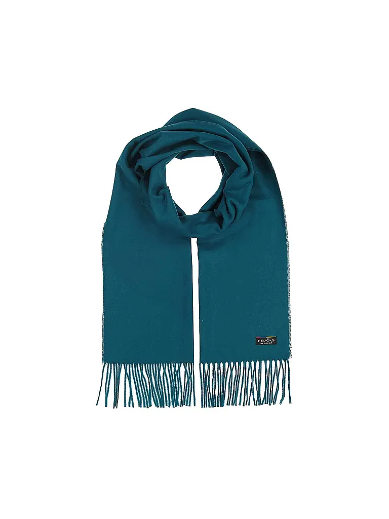 FRAAS | Nom du produit: Écharpe
Marque: FRAAS
Couleur: pétrole
Catégories: Mode, Femme

Matériau: Polyacrylique / Acrylique
Motif: Uni
Style: Casual
Détails: Franges | Pétrole