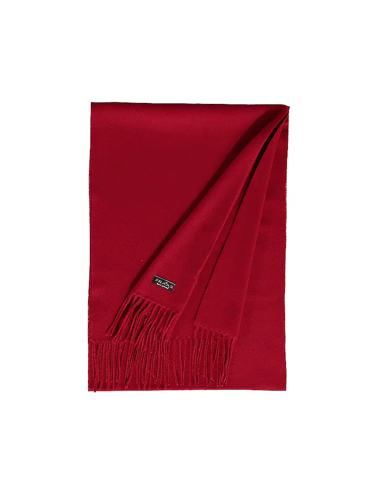 FRAAS | Nom du produit: Écharpe
Marque: FRAAS
Couleur: rouge foncé
Catégories: Mode,Femme

Matériel: Polyacrylique / Acrylique
Motif: Uni
Style: Casual
Détails: Franges | Rouge foncé