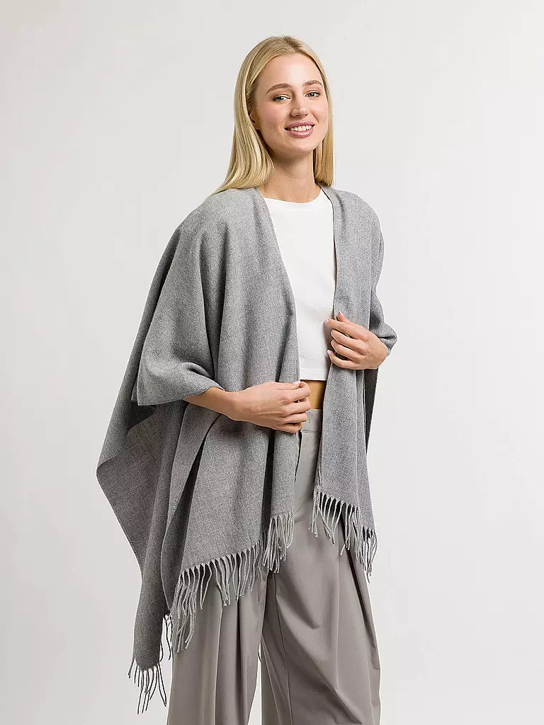 FRAAS | Poncho - Cape RUANA | Gris