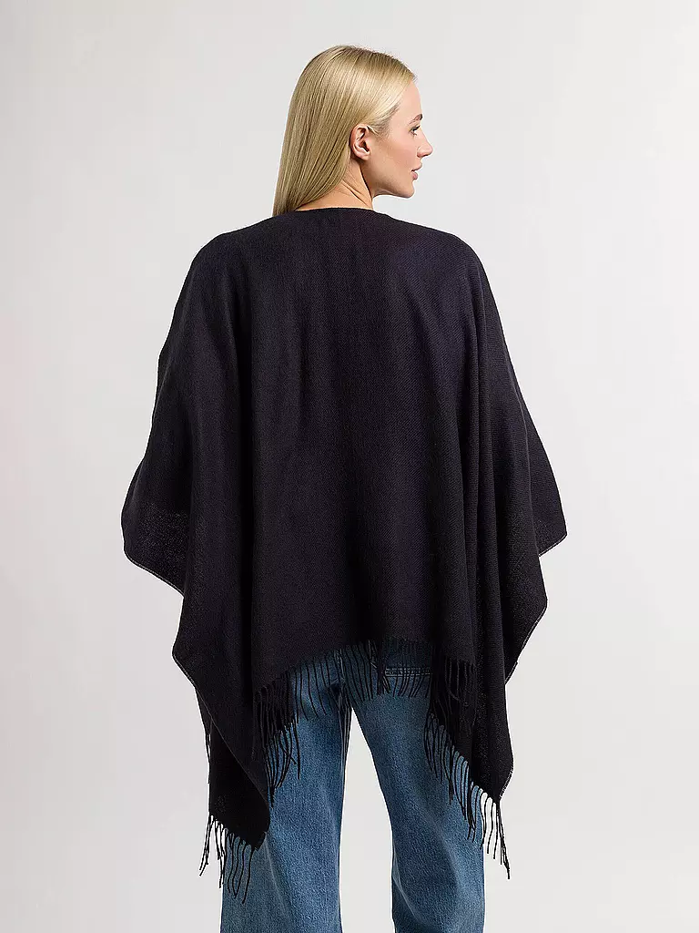 FRAAS | Poncho - Cape RUANA | Bleu foncé