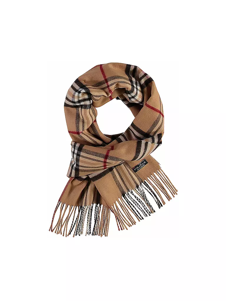 FRAAS | Schal
Marque : FRAAS
Couleur : camel
Catégories : Mode,Femme

Matière : Polyacrylique / Acrylique,Maille fine
Motif : All over,Carreaux
Style : Casual
Détails : Franges | Camel