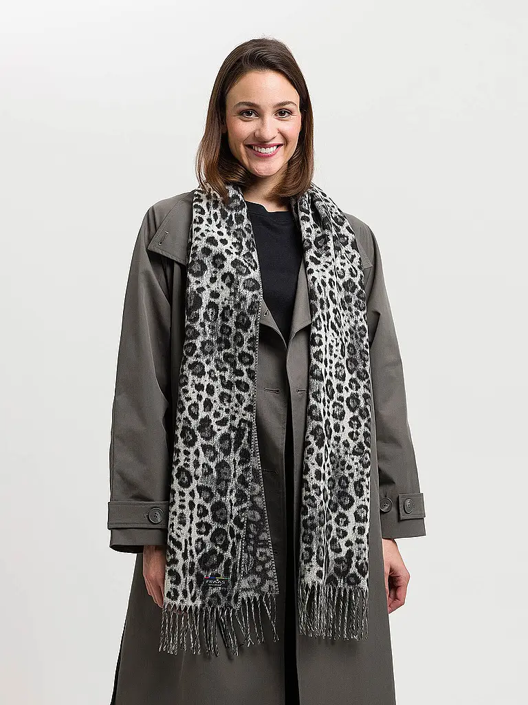 FRAAS | Schal
Marque : FRAAS
Couleur : gris
Catégories : Mode,Femme

Matériau : Polyacrylique / Acrylique
Motif : Animal, All Over
Style : Casual
Détails : Franges | Gris