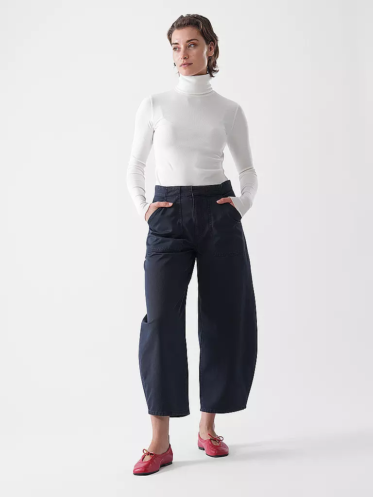 FRAME | Jeans évasé THE BARREL | dunkelblau