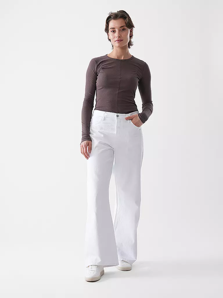 FRAME | Jeans Wide Leg THE LOOSE | weiss
