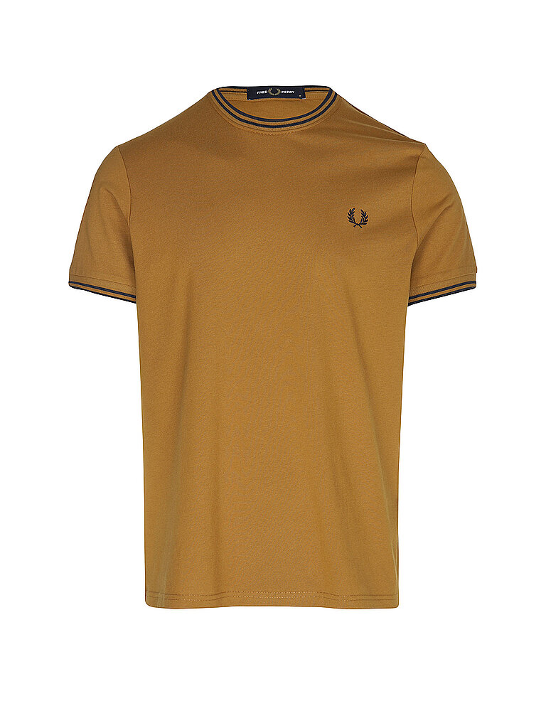 FRED PERRY T shirt camel
