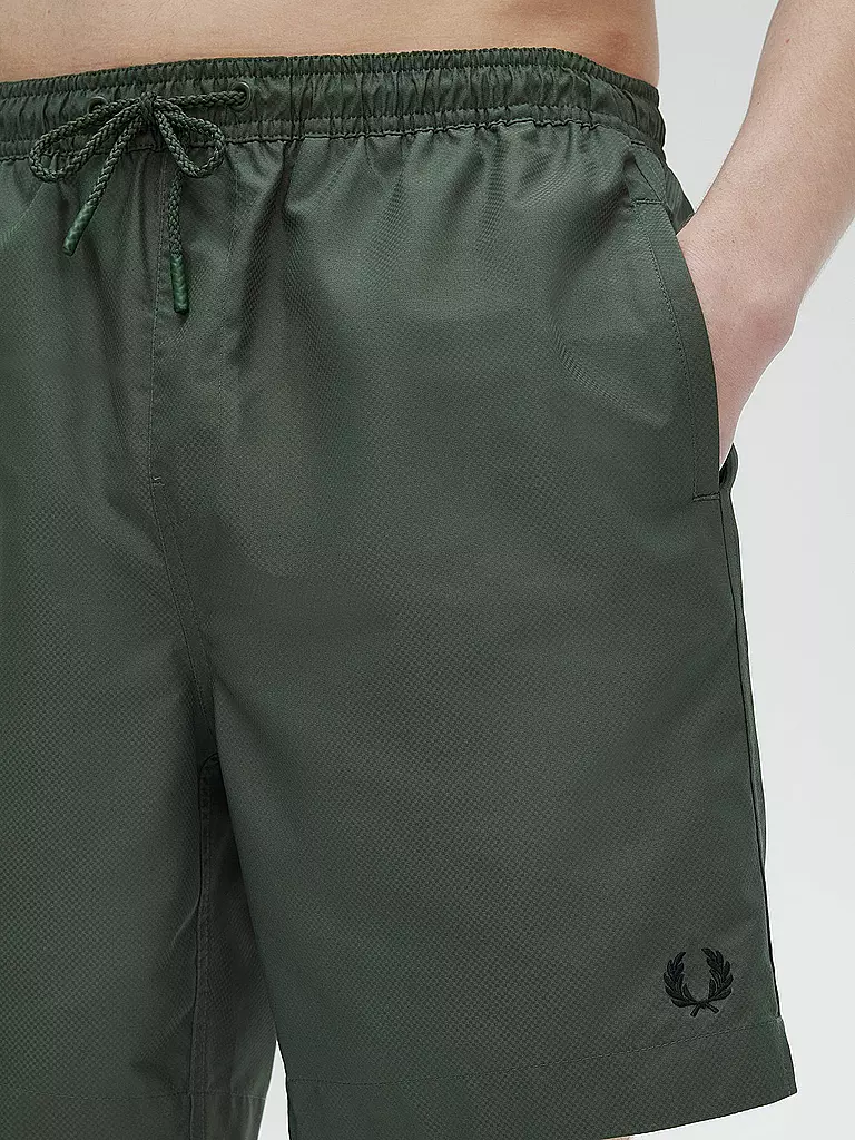 FRED PERRY | Badeshorts | Olive
