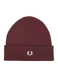 FRED PERRY | Bonnet - Tuque | Rouge foncé