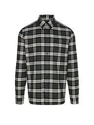 FRED PERRY | Chemise coupe régulière | Vert foncé