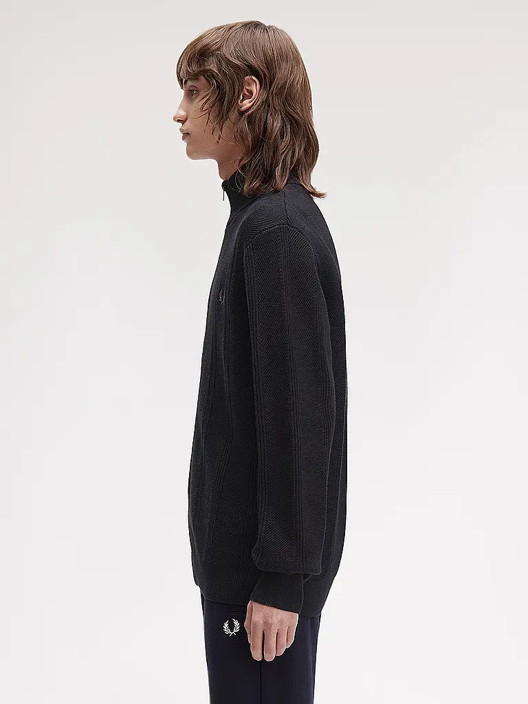 FRED PERRY | Gilet en tricot | schwarz