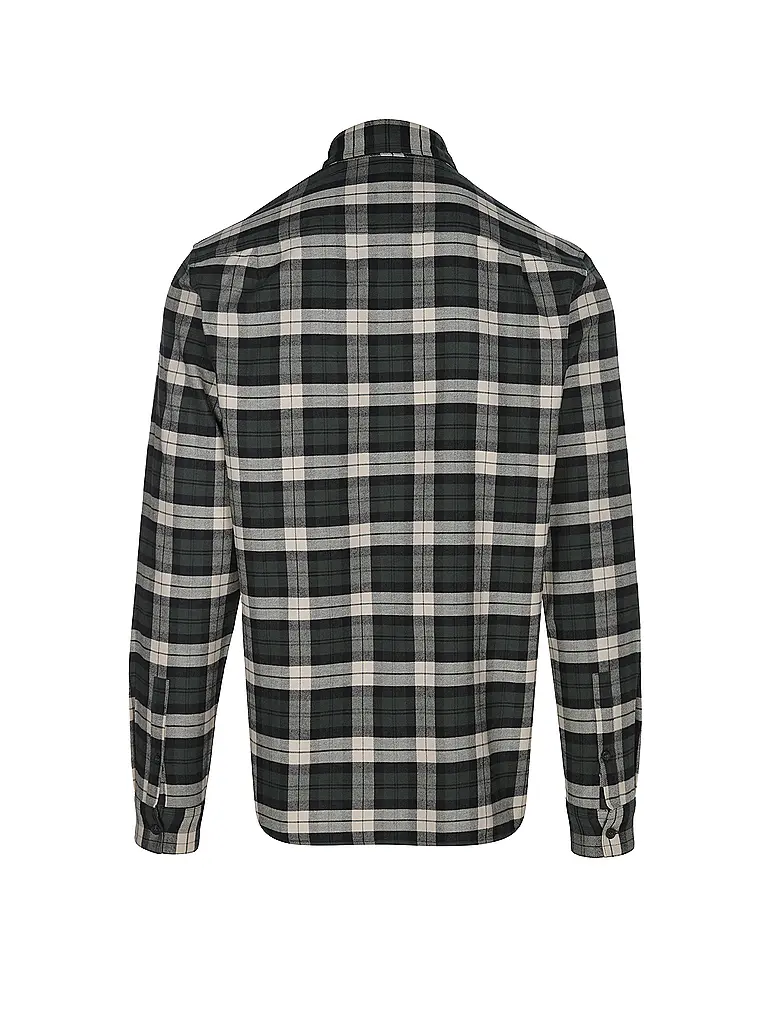 FRED PERRY | Hemd Regular Fit  | Vert foncé