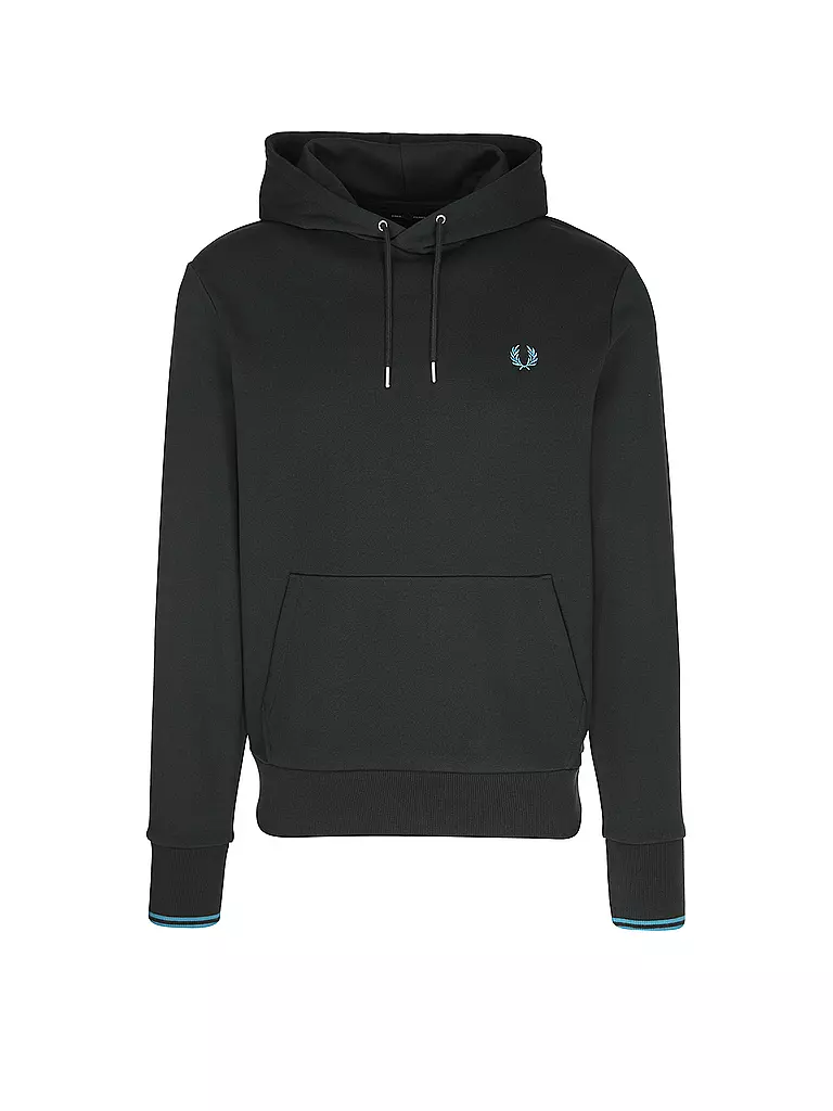 FRED PERRY | Kapuzenpullover - Hoodie | Vert foncé