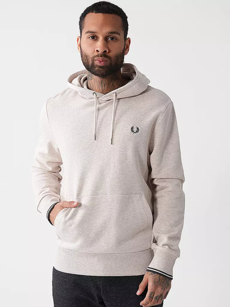 FRED PERRY | Kapuzenpullover - Hoodie | Crème
