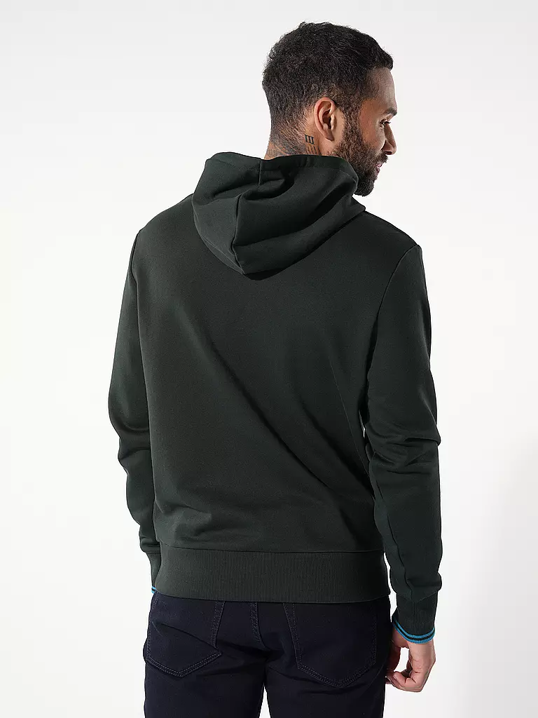 FRED PERRY | Kapuzenpullover - Hoodie | Vert foncé