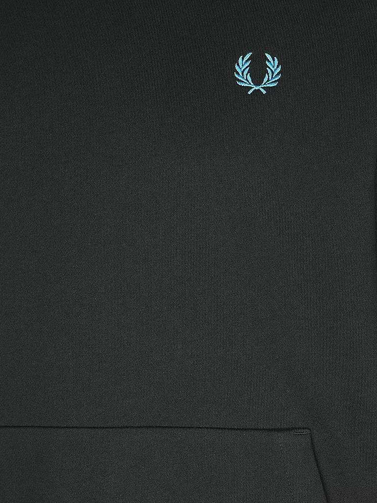 FRED PERRY | Kapuzenpullover - Hoodie | Vert foncé