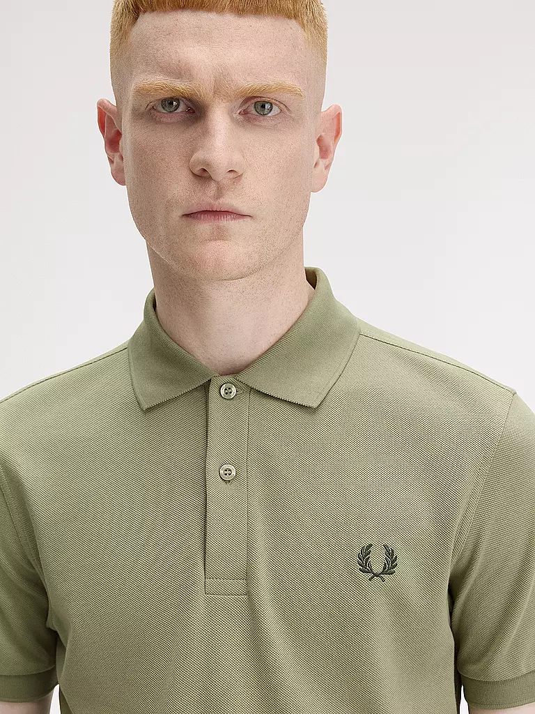 FRED PERRY | Polo Slim Fit | olive
