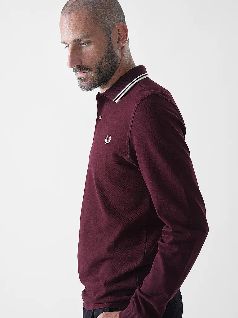 FRED PERRY | Polo | dunkelrot