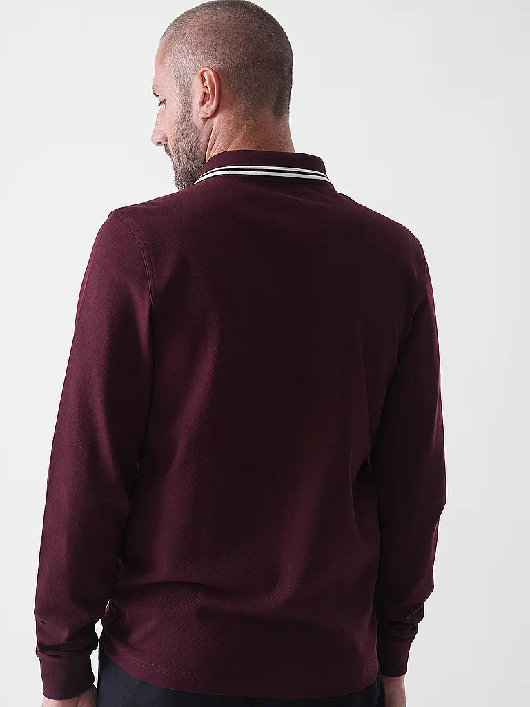 FRED PERRY | Polo | dunkelrot