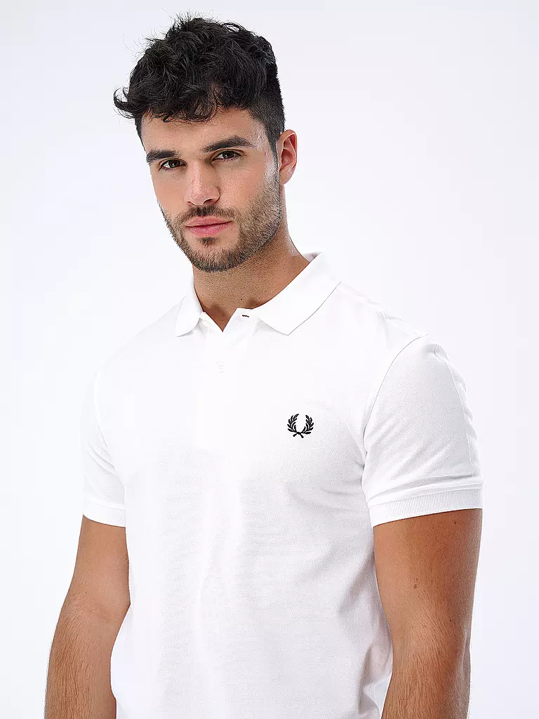 FRED PERRY | Poloshirt Coupe Slim | weiss