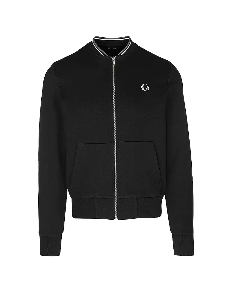 FRED PERRY | Sweat-shirt zippé | schwarz