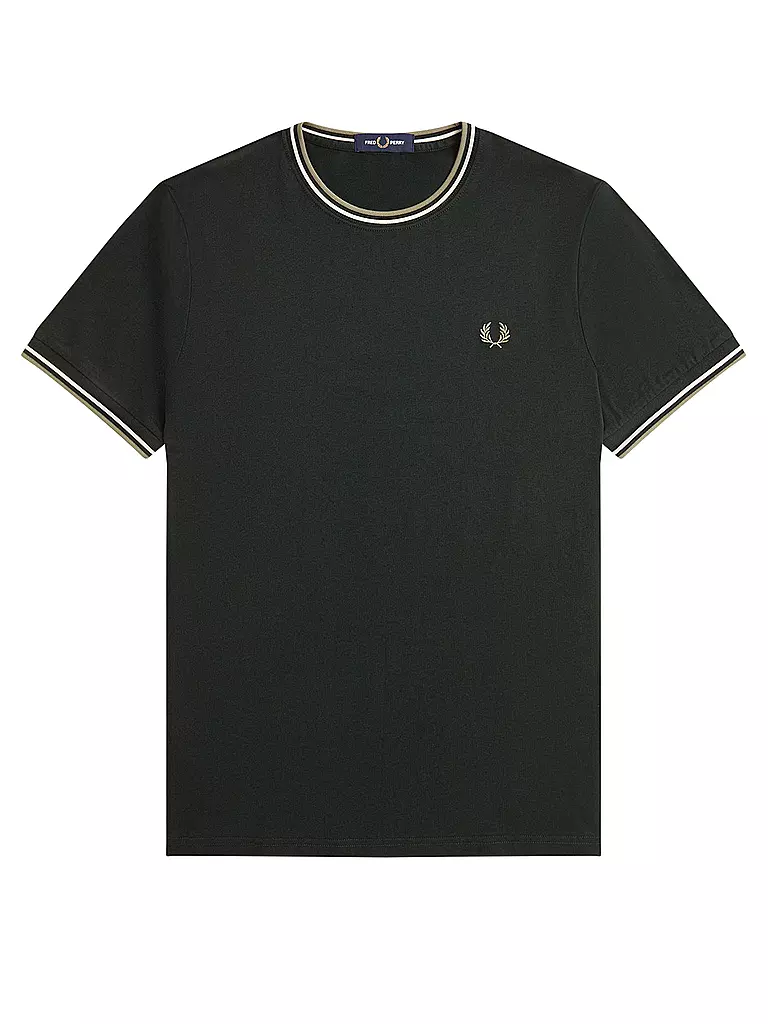FRED PERRY | T-shirt | dunkelgrün