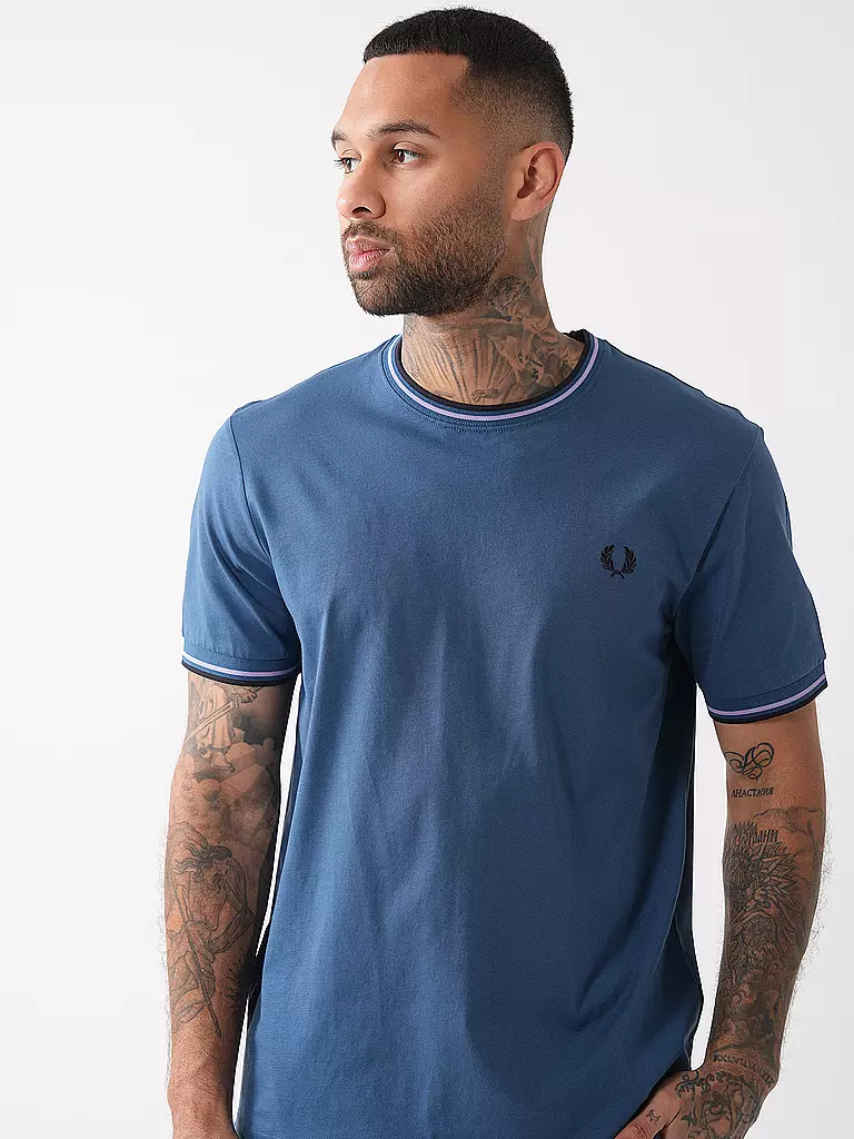 FRED PERRY | T-Shirt | Bleu