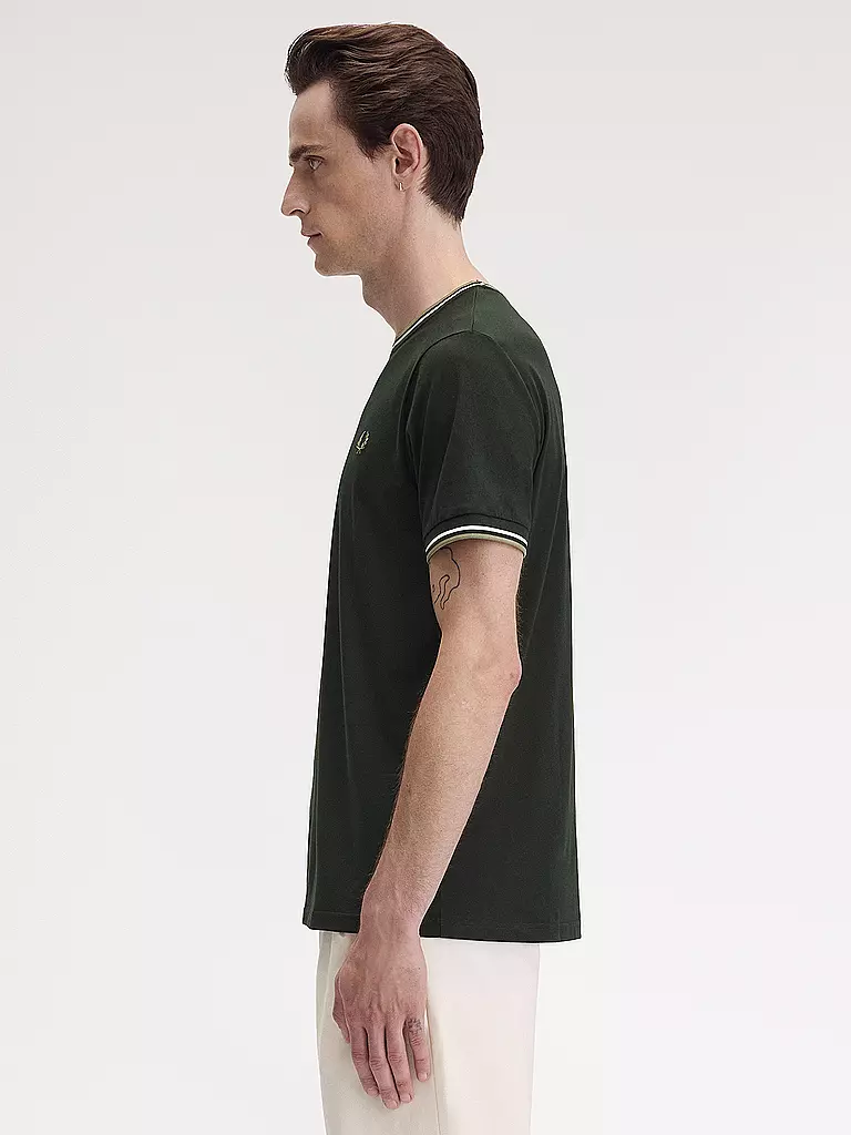 FRED PERRY | T-shirt | dunkelgrün