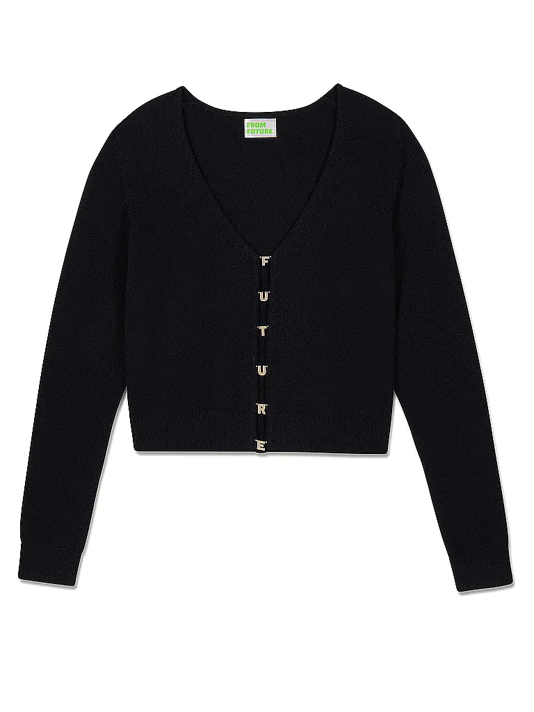 FROM FUTURE | Cardigan en cachemire | Noir