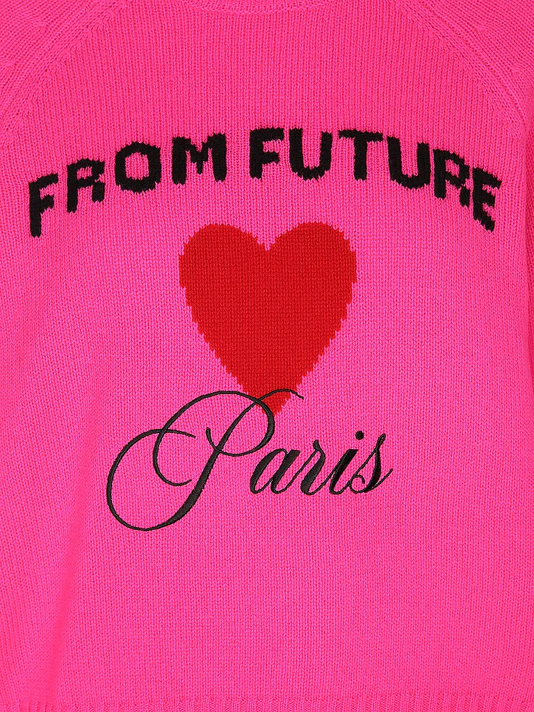 FROM FUTURE | Nom du produit: Pull en cachemire
Marque: FROM FUTURE
Couleur: rose
Catégories: Mode,Femme

Longueur des manches: Manches longues
Encolure: Col rond
Matière: Tricot,Cachemire
Motif: Imprimé
Coupe (vêtements d'extérieur): Standard | Rose vif