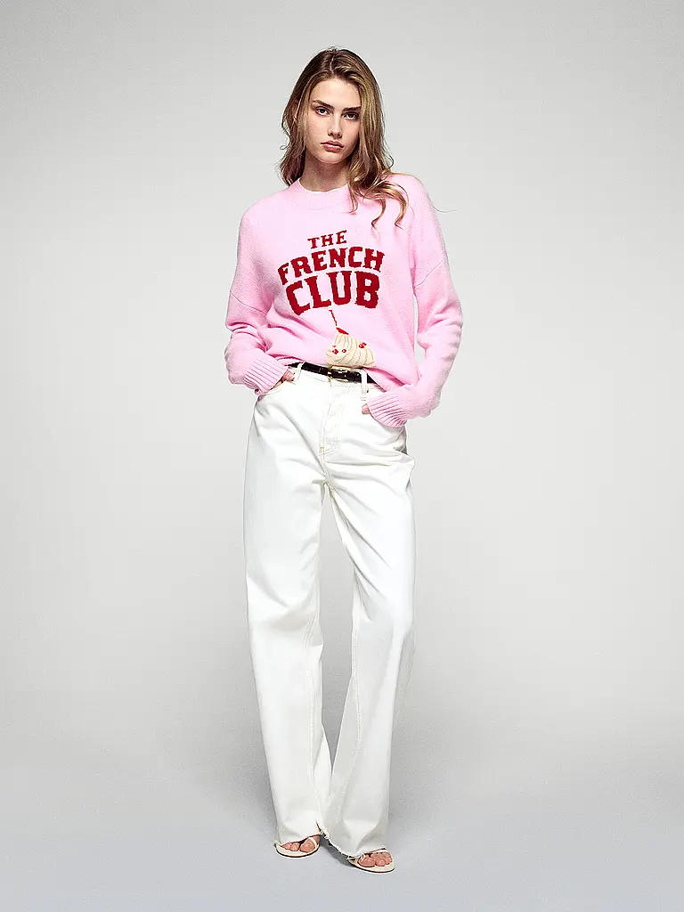 FROM FUTURE | Pull en cachemire | rosa