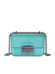 FURLA | Ledertasche - Mini Bag METROPOLIS | Bleu clair