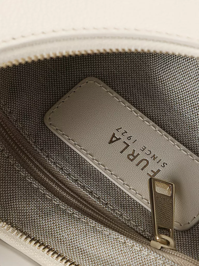 FURLA | Ledertasche - Schultertasche GOCCIA Small | Blanc