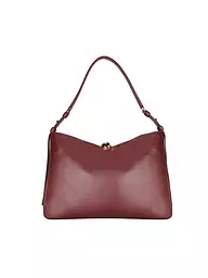 FURLA | Ledertasche - Schultertasche SFERA SOFT Large | Rouge foncé