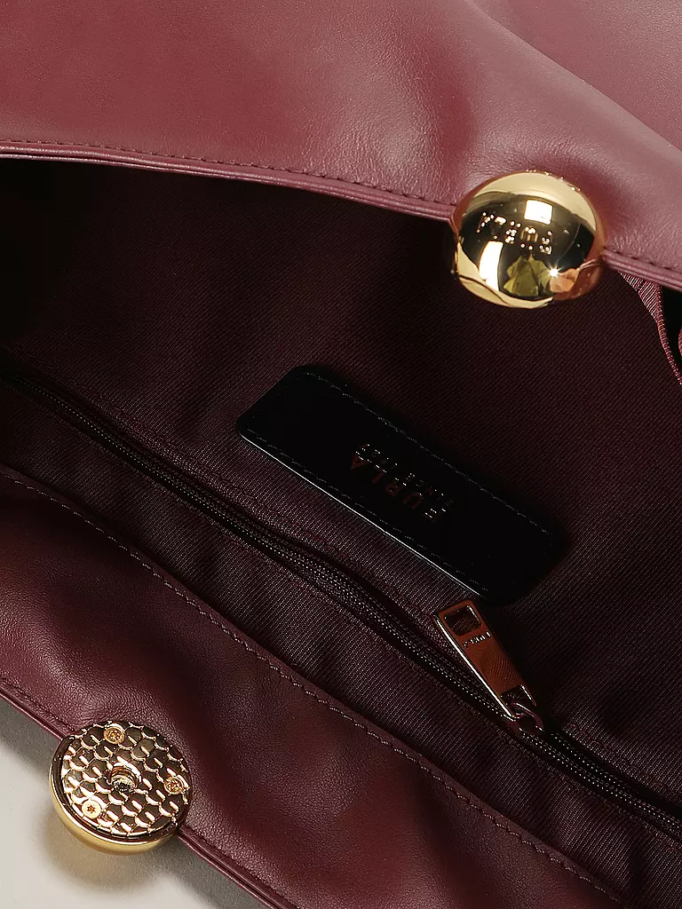 FURLA | Ledertasche - Schultertasche SFERA SOFT Large | Rouge foncé