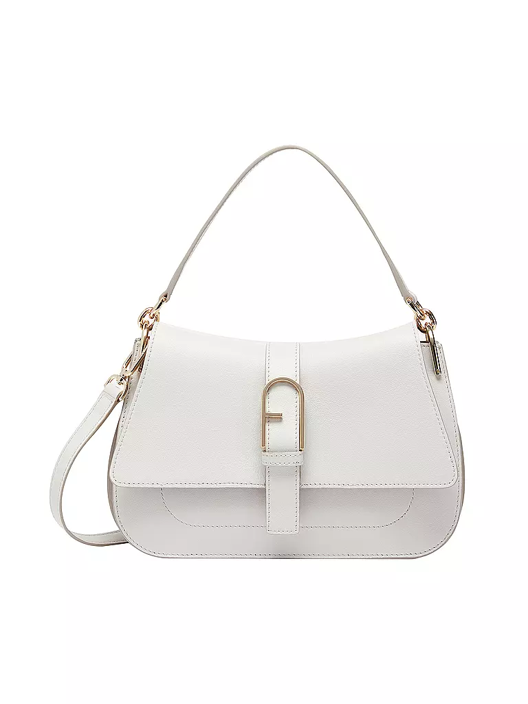 FURLA | Ledertasche - Umhängetasche FLOW Medium | Crème