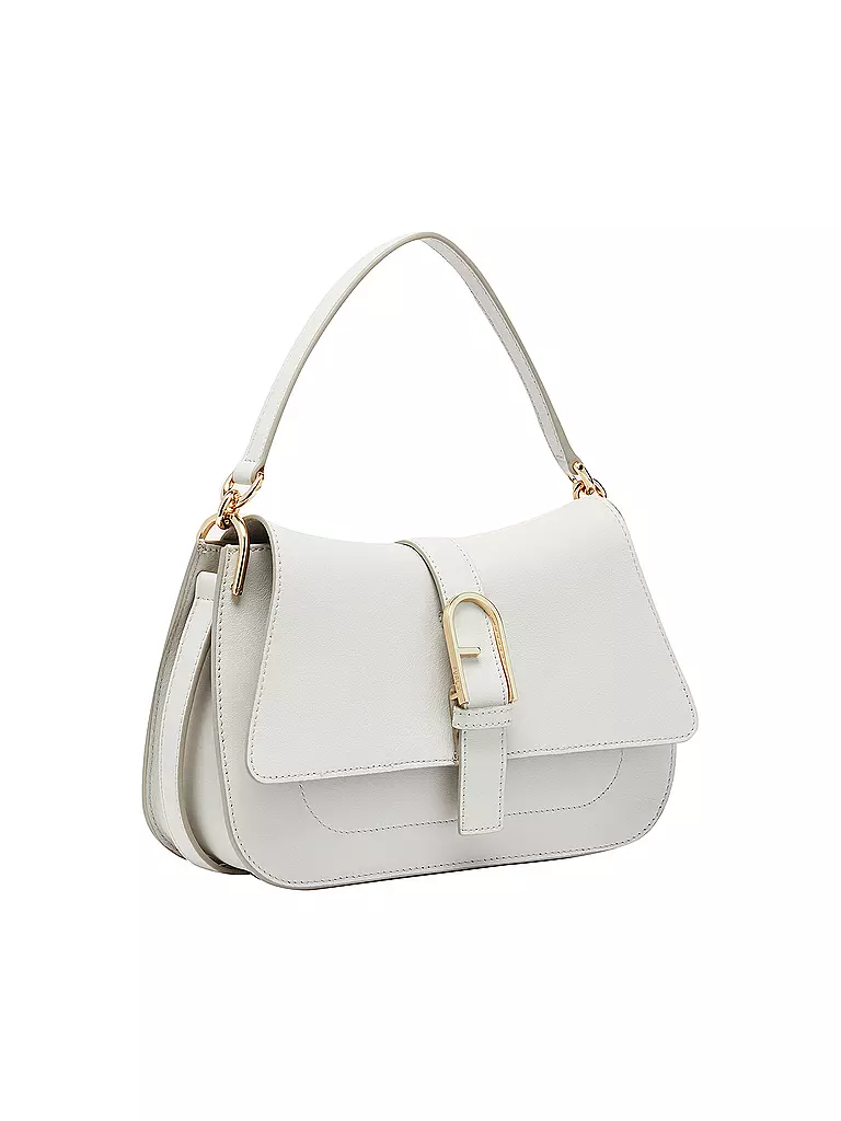 FURLA | Ledertasche - Umhängetasche FLOW Medium | Crème