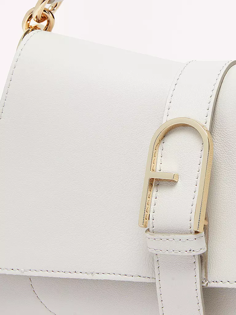 FURLA | Ledertasche - Umhängetasche FLOW Medium | Crème