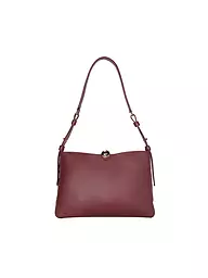 FURLA | Sac en cuir - Sac bandoulière SFERA SOFT Medium | Rouge foncé