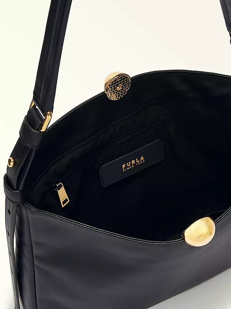 FURLA | Sac en cuir - Sac bandoulière SFERA SOFT Medium | Noir