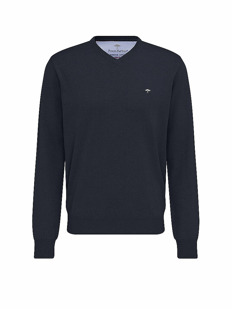 Pull-over bleu marine S