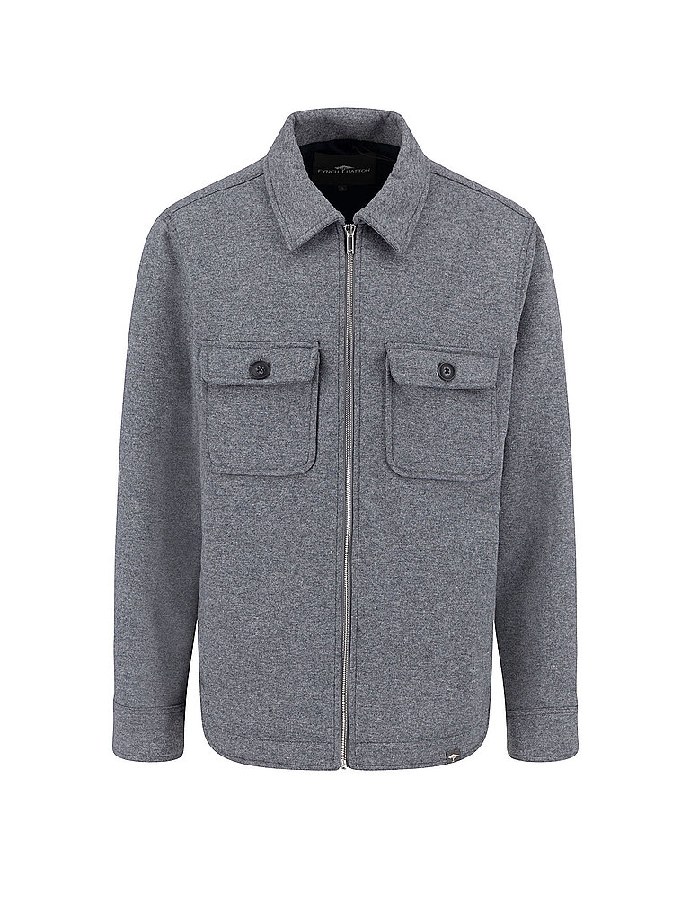 Fynch-Hatton Overshirt gris XL